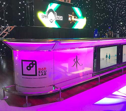 Portable Bar with LED Lights in Toronto