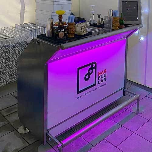 Portable Bar with LED Lights in Burlington